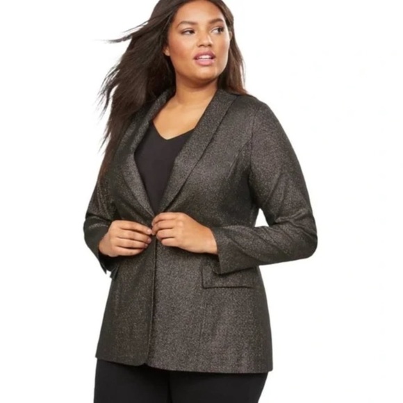 Veste Femme Lane Bryant Taille 18 - Couleur Grise - Coton Et Polyester - Occasion Très Bon état